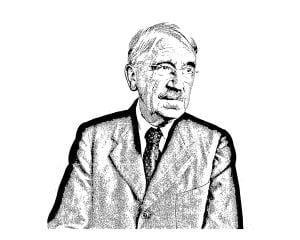 John Dewey . John Dewey was an American philosopher, psychologist, and educational reformer whose ideas have been influential in education and social reform. illustration digital art.