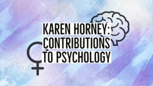 karen horney contributions to psychology 1