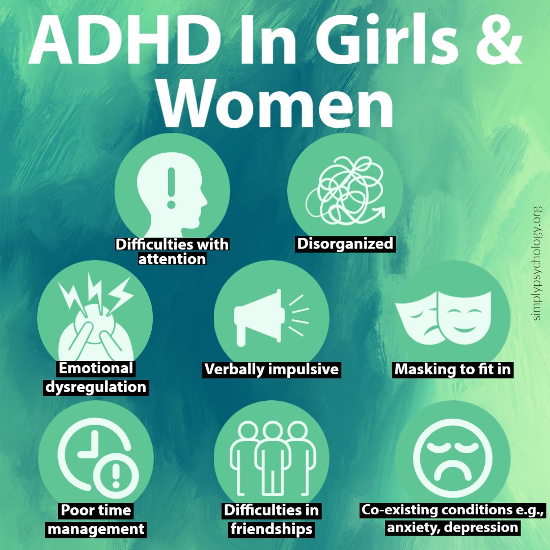 Signs of ADHD in girls and women 1
