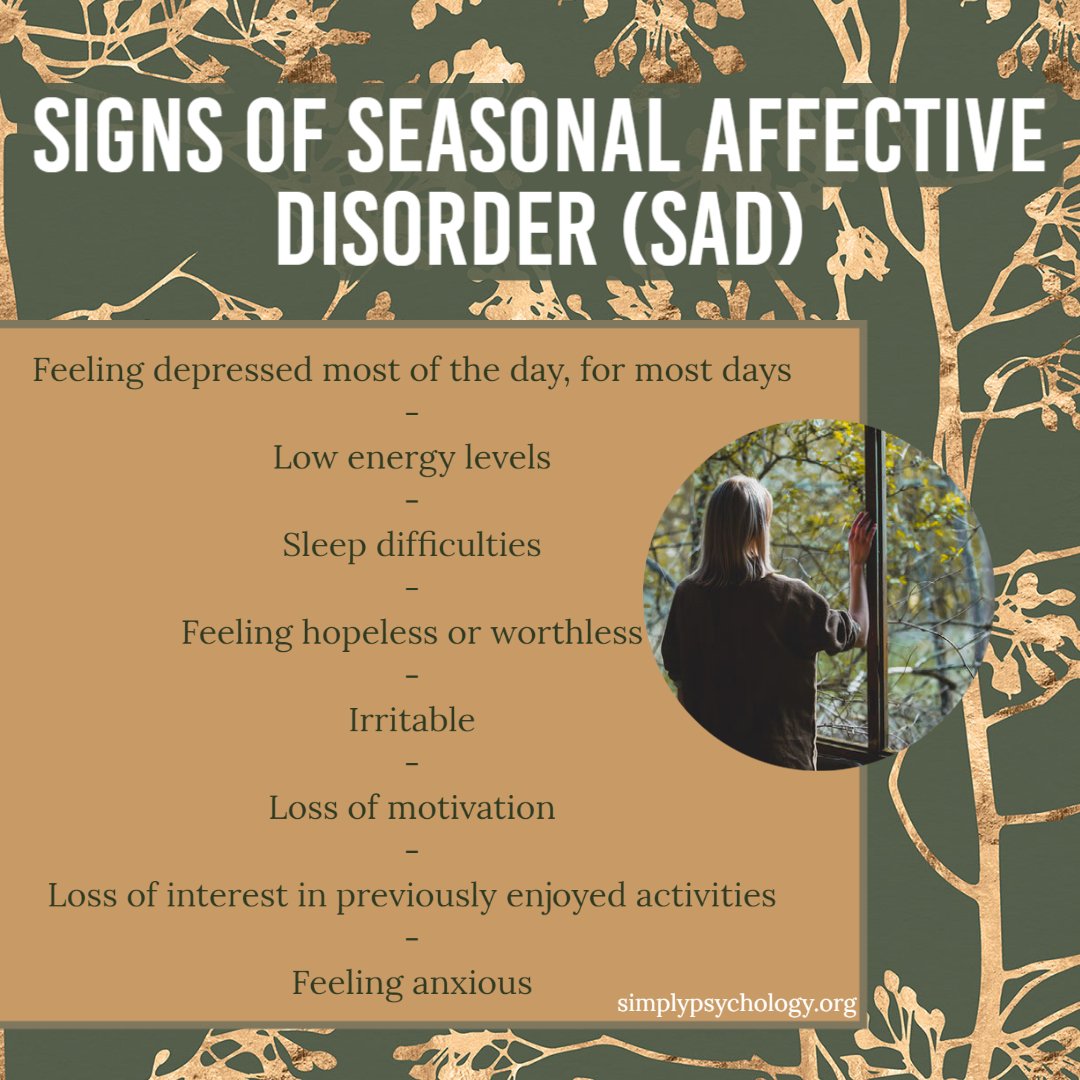 some of the signs of seasonal affective disorder 