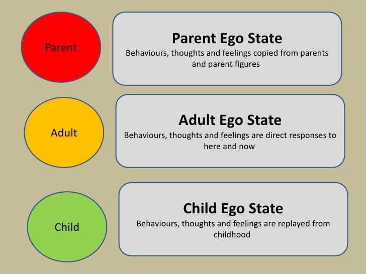 The Parent, Adult and Child ego states and the interaction between them form the foundation of transactional analysis theory.